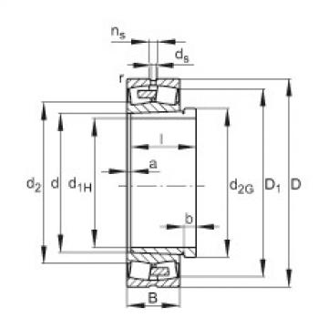 FAG Spherical roller Bearings - 22264-BEA-XL-K-MB1 + AH2264G-H