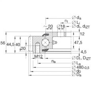 FAG Four point contact Bearings - VLA200414-N