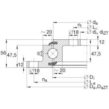 FAG Four point contact Bearings - VLU200944