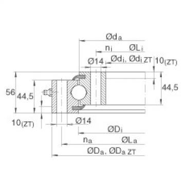 FAG Four point contact Bearings - VSU200544