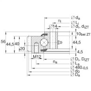 FAG Four point contact Bearings - VSA200414-N