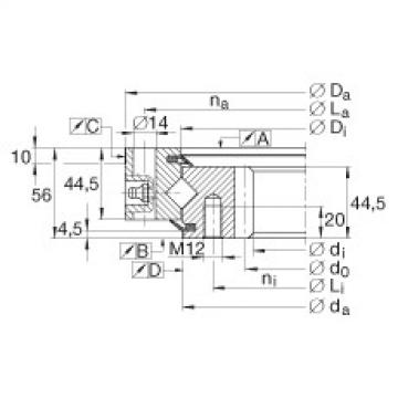 FAG Crossed roller Bearings - XSI140844-N