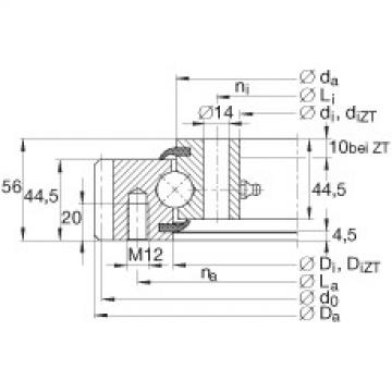 FAG Four point contact Bearings - VSA200644-N