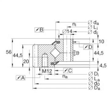 FAG Crossed roller Bearings - XSA140644-N