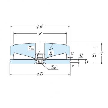 Ceramic Tapered Roller Thrust Bearings For Adjusting Screws NSK409TFV01