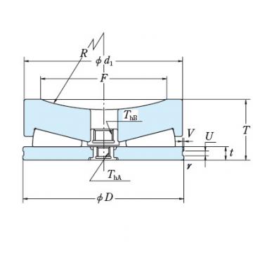 Ceramic Tapered Roller Thrust Bearings For Adjusting Screws NSK320TFV01