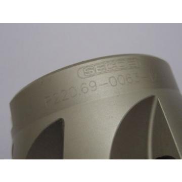 63mm R220.69-0063-12-8AN SECO R220 FACE MILL FOR XOMX 1204 CARBIDE INSERTS #22