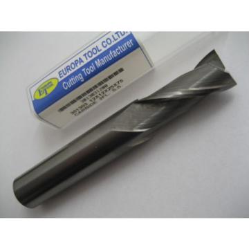 12mm SOLID CARBIDE 2 FLT SLOT DRILL MILL EUROPA TOOL 3013031200 NEW &amp; BOXED #8