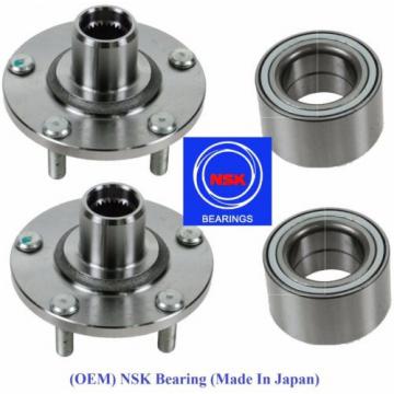 Front Wheel Hub &amp;(OEM) NSK Bearing Kit fit Nissan Altima (2.5L) 2002-2006 (PAIR)