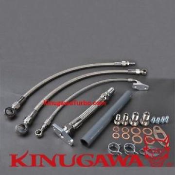 Turbo Oil Water line Fit RB25DET RB30 W/ Garrett GT4202R GT4508R Ball Bearing