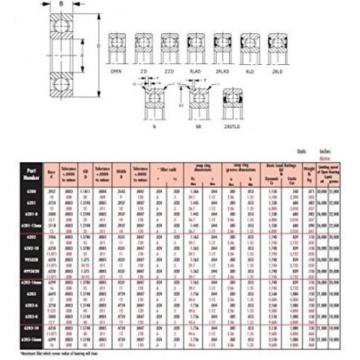 Peer Bearing 6203-2RLD-10-C3 6200 Series Radial Bearings, C3 Fit, 15.875 Mm ID,