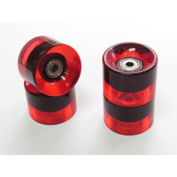 4 pcs set 60mm 78a Red Wheels fit for Longboard Skateboard with Bearing