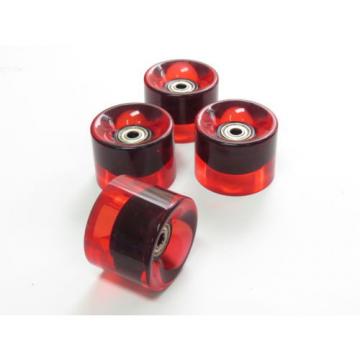 4 pcs set 60mm 78a Red Wheels fit for Longboard Skateboard with Bearing