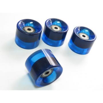 4 pcs set 60mm 78a Blue Wheels fit for Longboard Skateboard with Bearing