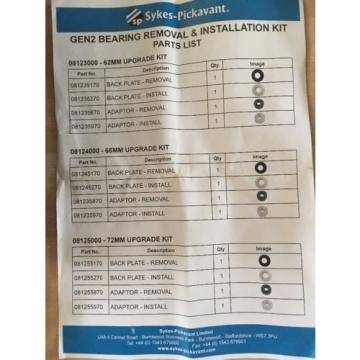 SYKES PICKAVANT 08125500 GEN 2 BEARING FITTING &amp; REMOVAL TOOL 72mm 66mm 62mm
