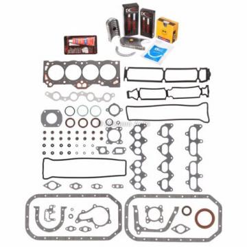 Fit Full Gasket Set Bearings Rings 85-87 Toyota Corolla MR2 1.6 4AGEC 4AGELC