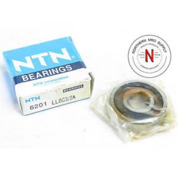 NTN 6201LLBC3/2A DEEP GROOVE BALL BEARING, 12mm x 32mm x 10mm, FIT C3, DBL SEAL