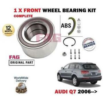 FOR AUDI Q7 4L 2006-&gt;NEW 1 X FRONT WHEEL BEARING KIT WITH FITTING BOLTS