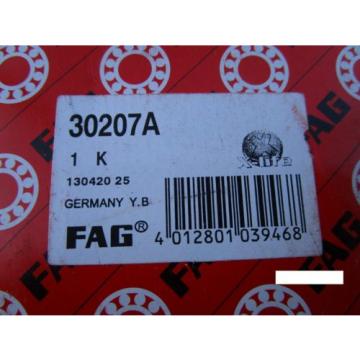 Fag 30207A Tapered Roller Bearing Cone &amp; Cup Set(SKF, NSK ,SNR,KOYO, NTN)
