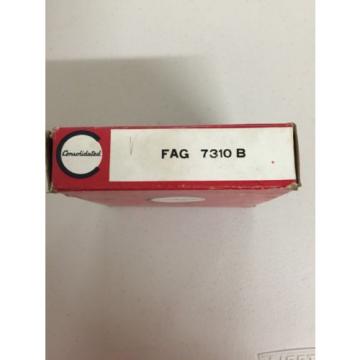 NEW Consolidated FAG 7310B Bearing