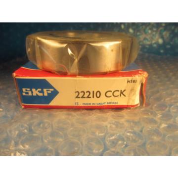 SKF 22210CCK, 22210 CCK Spherical Roller Bearing (=2 SNR,FAG,NSK,Torrington)