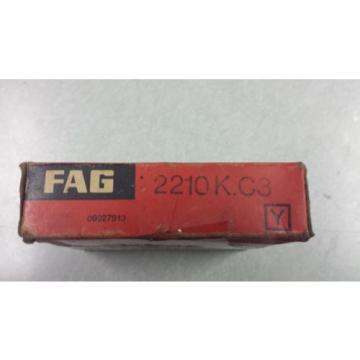 2210 K FAG Self aligning Ball Bearing Tapered Bore 50mm x 90mm x 23mm wide