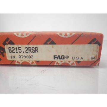 FAG 6215 2RSR deep grove ball bearing *NEW IN BOX*
