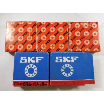 SKF 6008 2ZJEM (QTY2) And Fag 6008.2RSR.C3 Bearings (QTY3) Lot