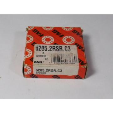 FAG 6205.2RSR.C3 Sealed Bearing 25x52x15mm ! NEW !