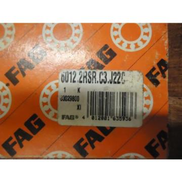 set of two FAG 6009 2RSR C3.J22C , Deep Groove Ball Bearings NOS