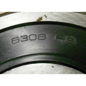 CONSOLIDATED BEARING S-3608-2RS NRJ, FAG 6308RS, APPROX 3 7/8&#034; OD, 1 1/2&#034; ID