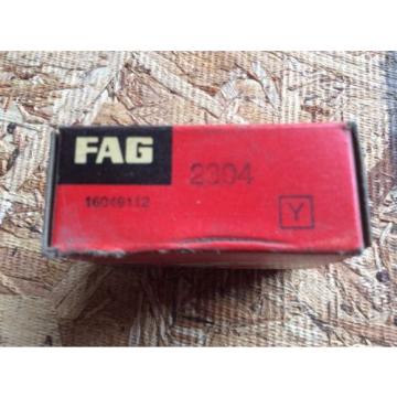 Fag  Bearings, Cat# 2304 ,comes w/30day warranty, free shipping