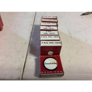 8-Consolidated ,Bearings#FAG HK-1210,Free shipping to lower 48, 30 day warranty