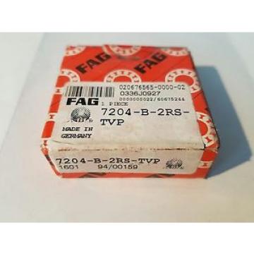 Bearing 7204 B 2RS TVP FAG (20×47×14)