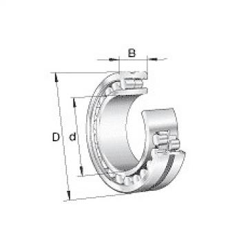 NNU4920-S-M-SP FAG Cylindrical roller Bearings NNU49..-S, non-locating bearing,