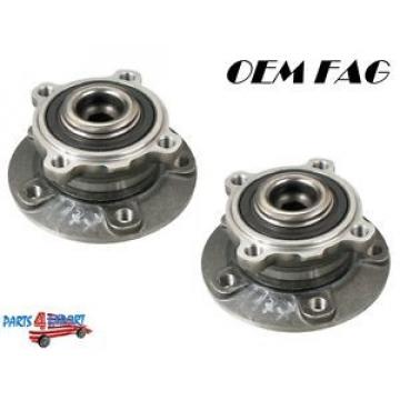 NEW BMW E65 E66 Set of 2 Front Axle Bearing and Hub Assembly OEM FAG 31226750217