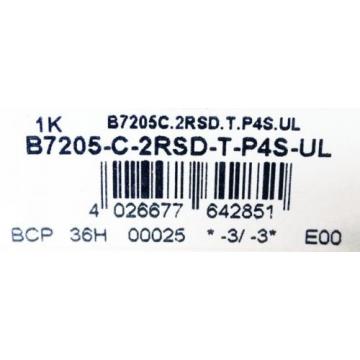 FAG B7205-C-2RSD-T-P4S-UL Spindellager Spindle Bearing in OVP