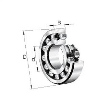2216-TVH FAG Self-aligning ball Bearings 22, main dimensions to DIN 630