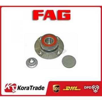 713610940 FAG REAR LEFT AND RIGHT WHEEL BEARING KIT HUB