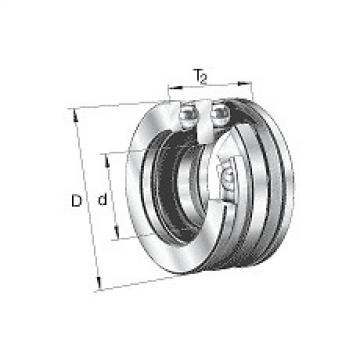 52228 FAG Axial deep groove ball Bearings 522, main dimensions to DIN 711/ISO 10