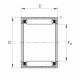 FAG Drawn cup needle roller Bearings with open ends - HK0306-TV