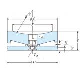 Ceramic Tapered Roller Thrust Bearings For Adjusting Screws NSK495TFX01