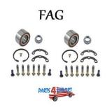 NEW 2 Left+Right FAG Rear Wheel Bearing Kits Ball Roller Repair Set for Mercedes